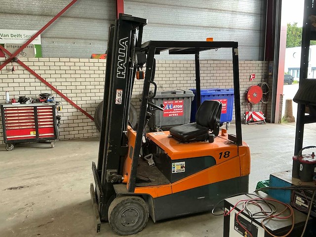 1998 halla hbf18t vorkheftruck - afbeelding 3 van  10