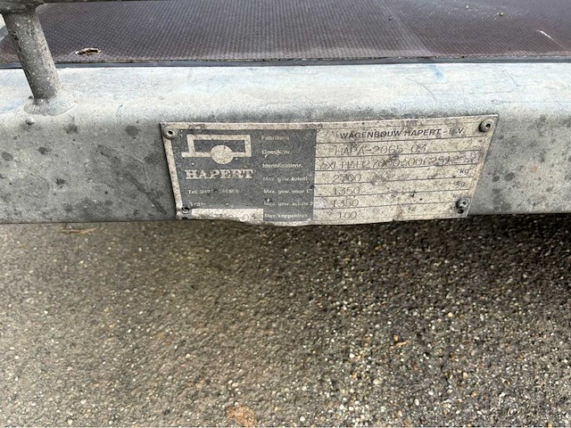 1998 hapert h aanhangwagen - afbeelding 7 van  17