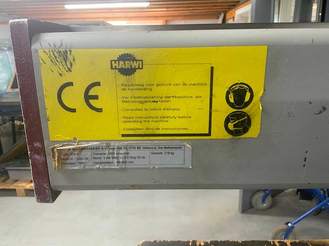 1998 harwi 625-u radiaalafkortzaagmachine - afbeelding 6 van  6