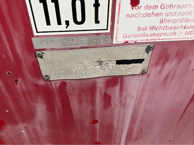 1998 hoffmann aanhangwagen - afbeelding 18 van  20