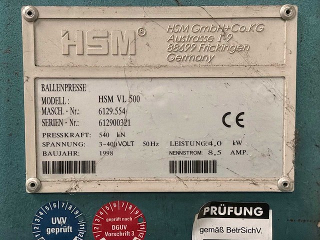 1998 hsm vl 500 balenpers - afbeelding 6 van  6
