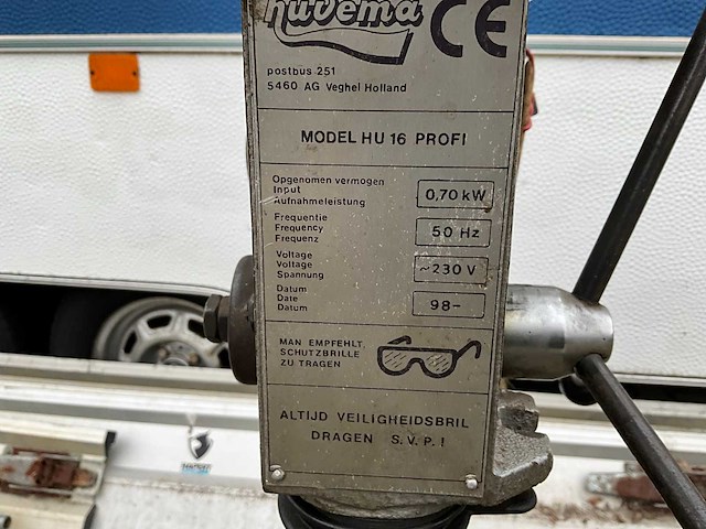 1998 huvema hu16 kolomboormachine - afbeelding 5 van  5