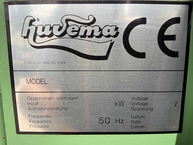 1998 huvema/arsenal fu-251 universele freesmachine - afbeelding 8 van  16