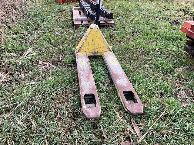 1998 hyster quicklift hand hydraulische palletwagen - afbeelding 2 van  5