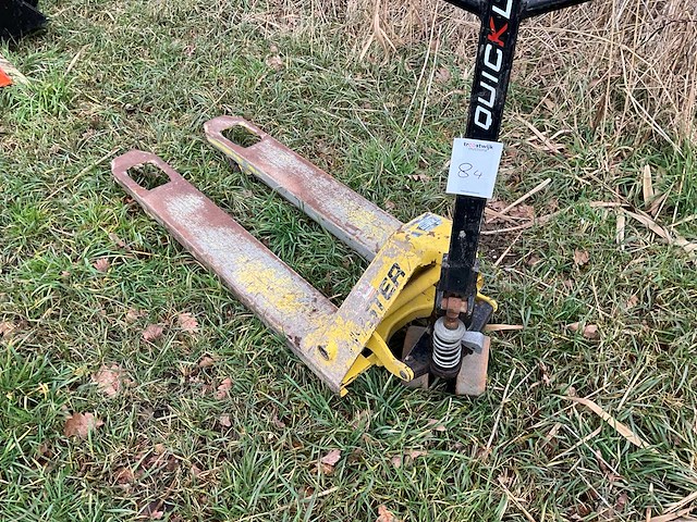 1998 hyster quicklift hand hydraulische palletwagen - afbeelding 5 van  5