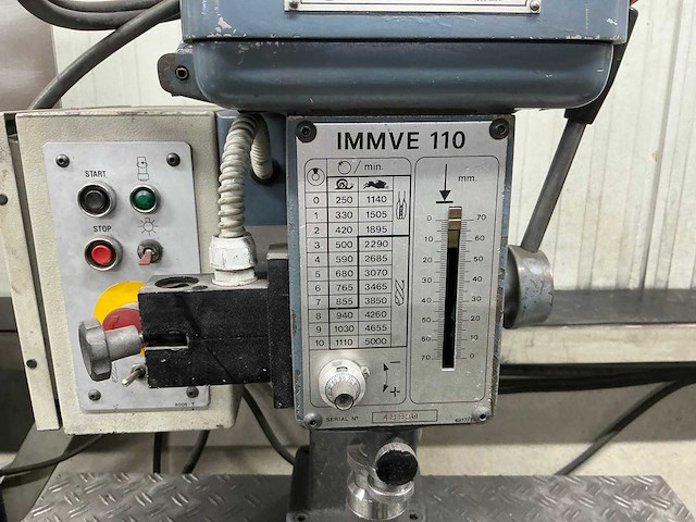 1998 industrie meccaniche imm vf 110 kolomboormachine - afbeelding 7 van  8