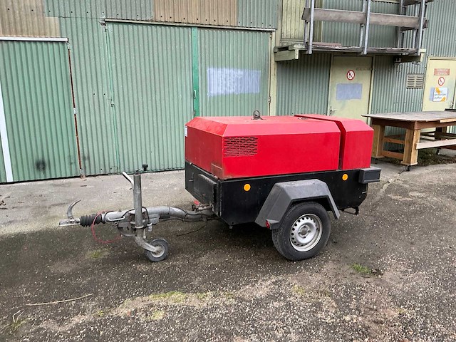 1998 ingersoll rand p110wd luchtcompressor aanhangwagen - afbeelding 1 van  14