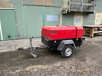 1998 ingersoll rand p110wd luchtcompressor aanhangwagen