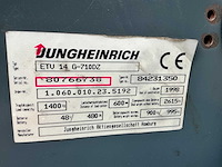 1998 jungheinrich etv14 g-710dz reach truck - afbeelding 26 van  32