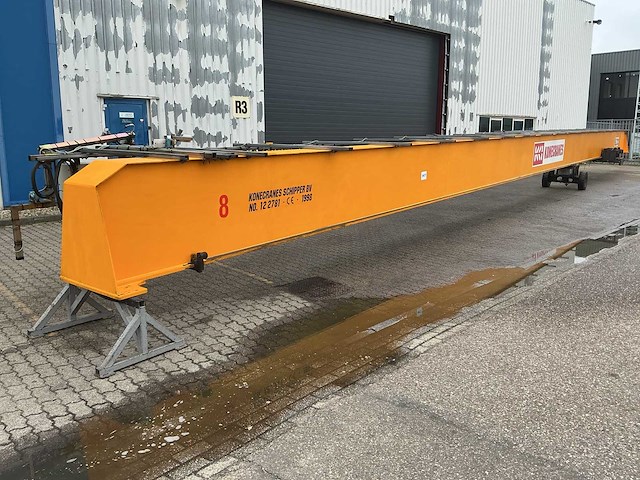 1998 konecranes 6.300 kg x 24,16 m bovenloopkraan - afbeelding 1 van  21