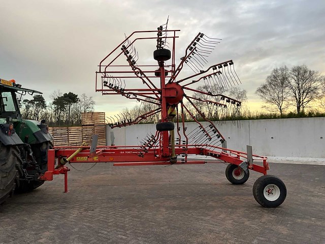 1998 kuhn ga 7301 hooischudder - afbeelding 7 van  13