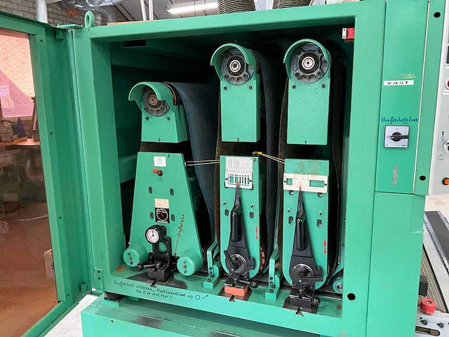 1998 kundig triplex-1100 wws breedbandschuurmachine - afbeelding 4 van  23