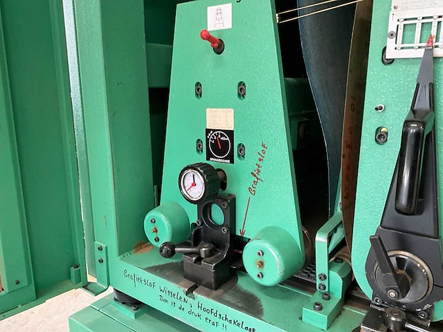 1998 kundig triplex-1100 wws breedbandschuurmachine - afbeelding 7 van  23