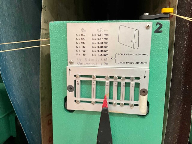 1998 kundig triplex-1100 wws breedbandschuurmachine - afbeelding 8 van  23