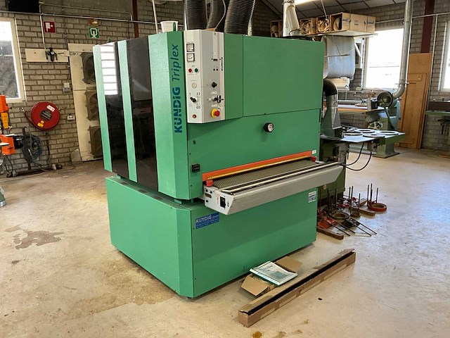1998 kundig triplex-1100 wws breedbandschuurmachine - afbeelding 1 van  23