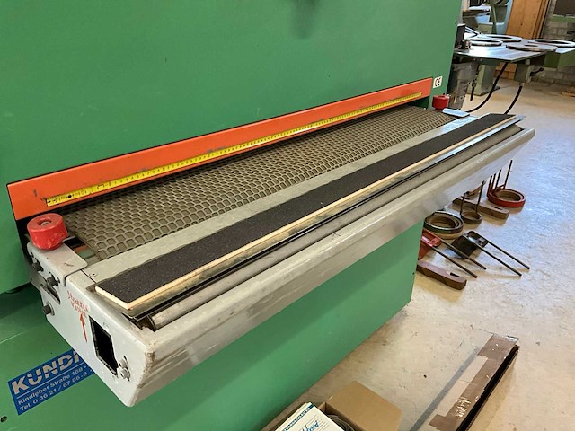 1998 kundig triplex-1100 wws breedbandschuurmachine - afbeelding 19 van  23