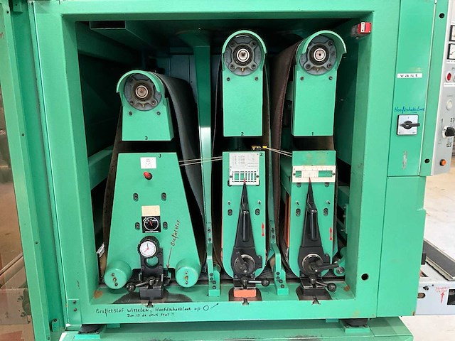 1998 kundig triplex-1100 wws breedbandschuurmachine - afbeelding 5 van  23