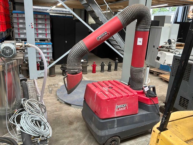 1998 lincoln electric mobiflex 200-m mobiele lasrookafzuiger - afbeelding 4 van  7