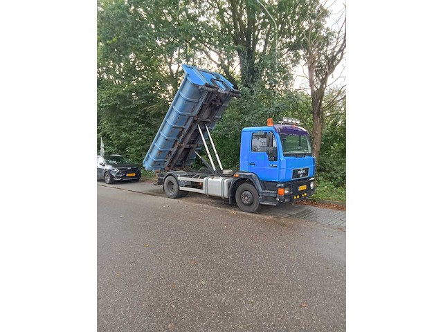 1998 man 15.224 silent container vrachtwagen - afbeelding 4 van  57