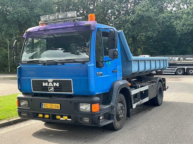 1998 man 15.224 silent container vrachtwagen - afbeelding 6 van  57