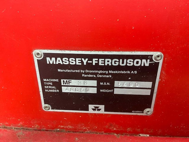 1998 massey ferguson 38 maaidorser - afbeelding 39 van  79