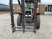 1998 massey ferguson 6140 dynashift vierwielaangedreven landbouwtractor met strodekker - afbeelding 15 van  37