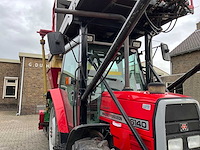 1998 massey ferguson 6140 dynashift vierwielaangedreven landbouwtractor met strodekker - afbeelding 18 van  37