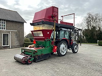 1998 massey ferguson 6140 dynashift vierwielaangedreven landbouwtractor met strodekker - afbeelding 23 van  37