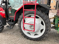 1998 massey ferguson 6140 dynashift vierwielaangedreven landbouwtractor met strodekker - afbeelding 37 van  37