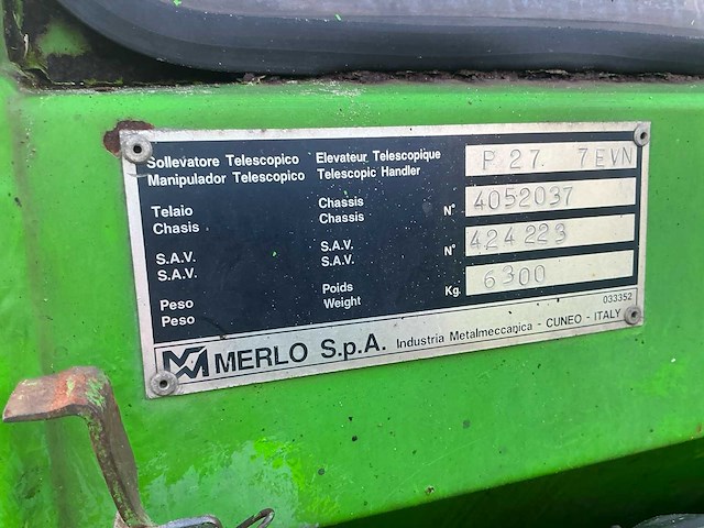 1998 merlo p27 7evn verreiker - afbeelding 19 van  26
