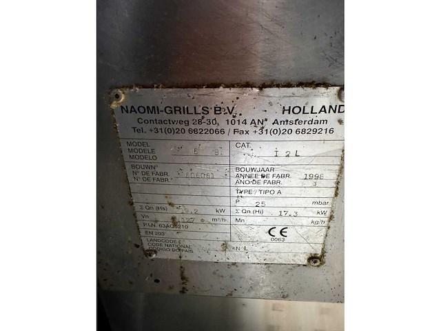 1998 naomi grills 6b pita grill - afbeelding 4 van  4