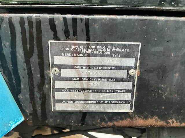 1998 new holland 8160 vierwielaangedreven landbouwtractor - afbeelding 19 van  34