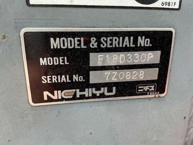 1998 nichiyo fb15p-60bc-330 vorkheftruck - afbeelding 17 van  21