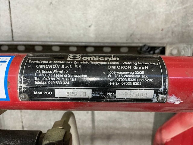 1998 omicron pso 825 stomplasmachine - afbeelding 5 van  16