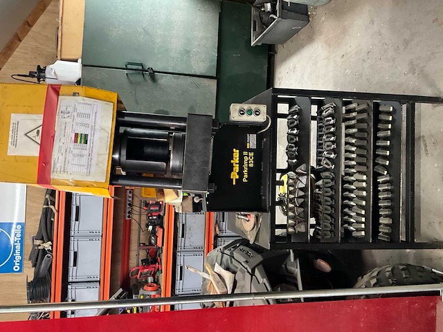 1998 parker parkrimp ii 83ce- 083 hydraulische slangenpers - afbeelding 6 van  13