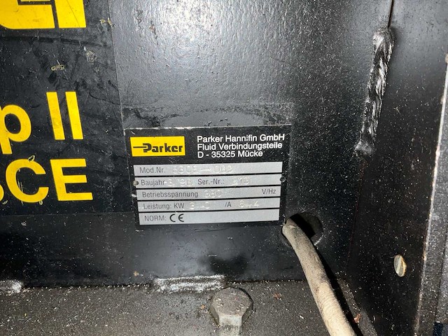 1998 parker parkrimp ii 83ce- 083 hydraulische slangenpers - afbeelding 13 van  13