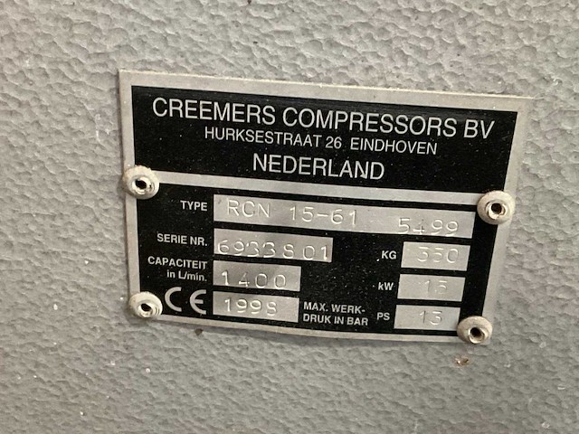 1998 rcn-1561 schroefcompressor - afbeelding 6 van  7