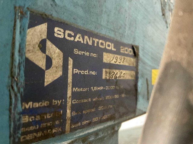 1998 scantool 2000 bandschuurmachine - afbeelding 4 van  4