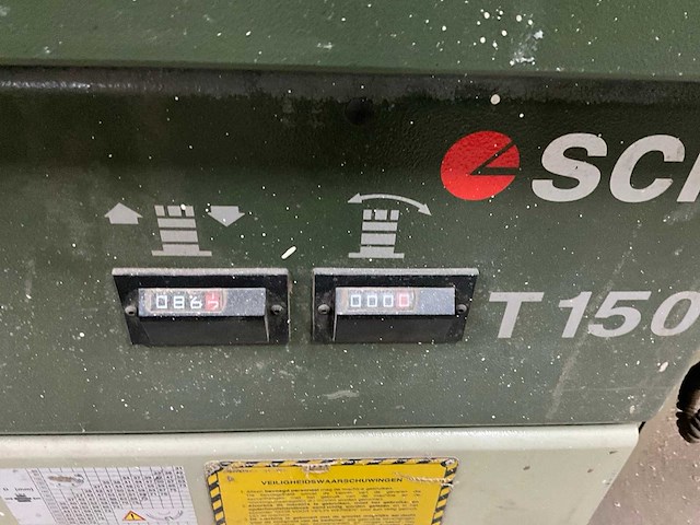 1998 scm t 150 tafelfreesmachine - afbeelding 2 van  16