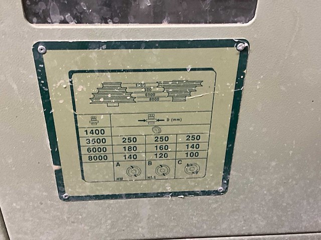 1998 scm t / 50 freesmachine - afbeelding 7 van  9