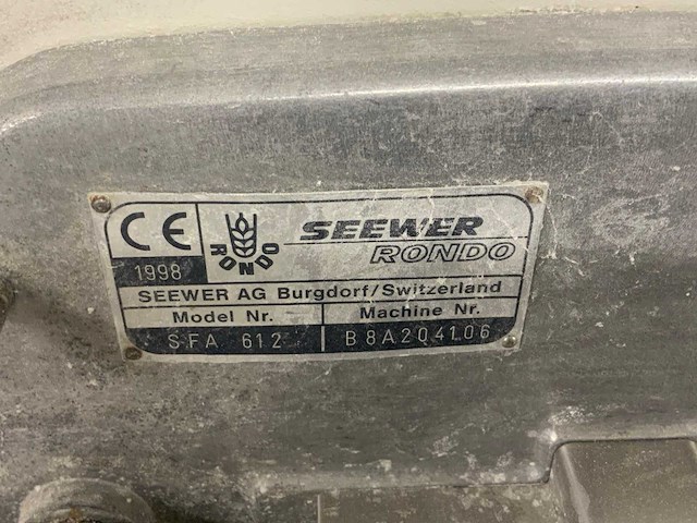 1998 seewer rondo sfa 612 deeguitrolmachine - afbeelding 5 van  5