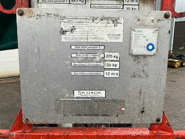 1998 sky jack sjkb-33n hoogwerker - afbeelding 3 van  20