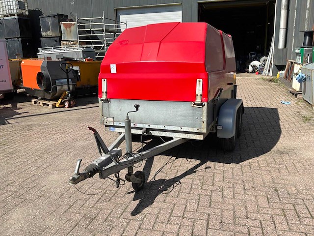 1998 sluis trailers dekselwagen hogedrukreiniger in aanhangwagen - afbeelding 1 van  7