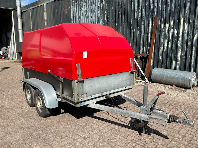 1998 sluis trailers dekselwagen hogedrukreiniger in aanhangwagen - afbeelding 2 van  7