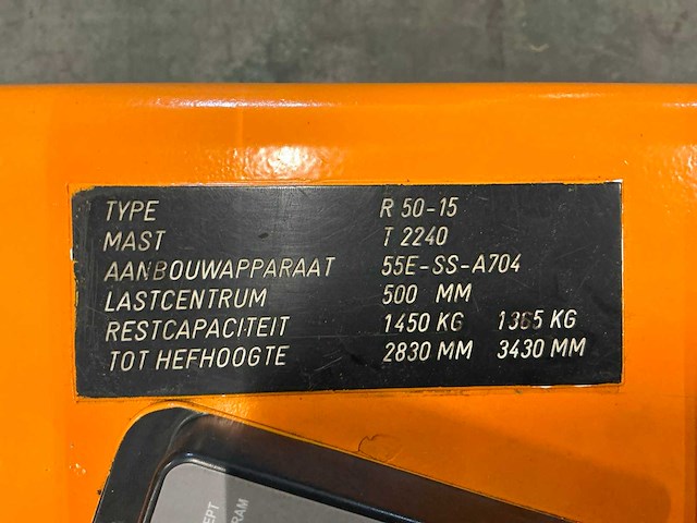 1998 still r50-16 vorkheftruck - afbeelding 1 van  2