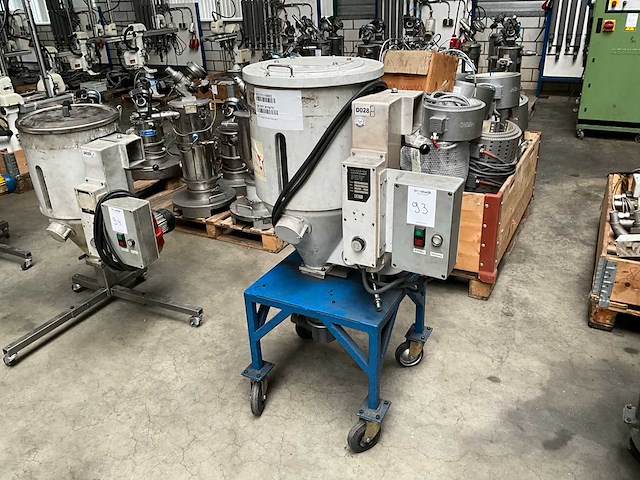 1998 stougaard argos cs-1 granulaat droger / hopper - afbeelding 1 van  9