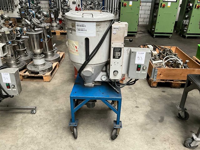 1998 stougaard argos cs-1 granulaat droger / hopper - afbeelding 2 van  9