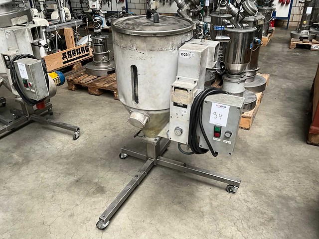 1998 stougaard argos cs-1 granulaat droger / hopper - afbeelding 1 van  7