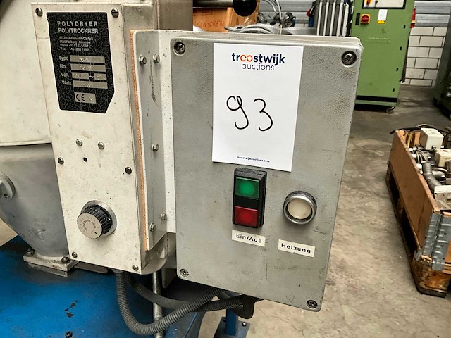 1998 stougaard argos cs-1 granulaat droger / hopper - afbeelding 5 van  6