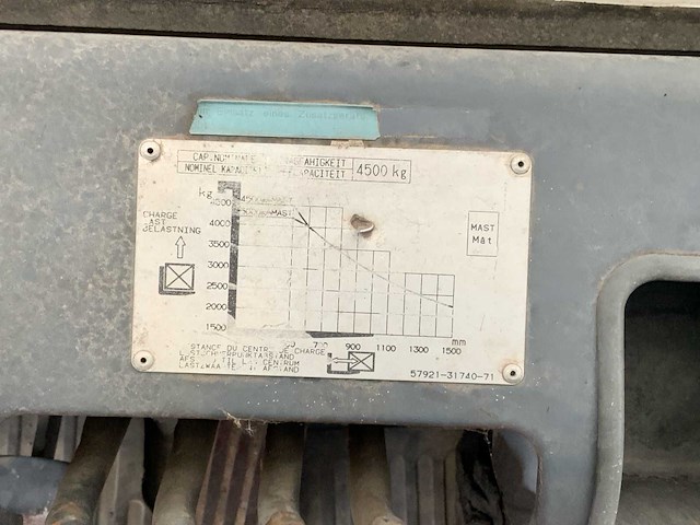 1998 toyota 52-6fg40 vorkheftruck - afbeelding 19 van  22